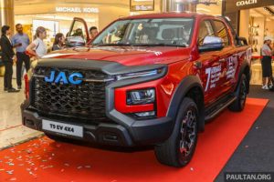 JAC T9 EV recognised as a pioneer in electric pick-up trucks by Malaysia Book of Records &ndash; 340 km range
