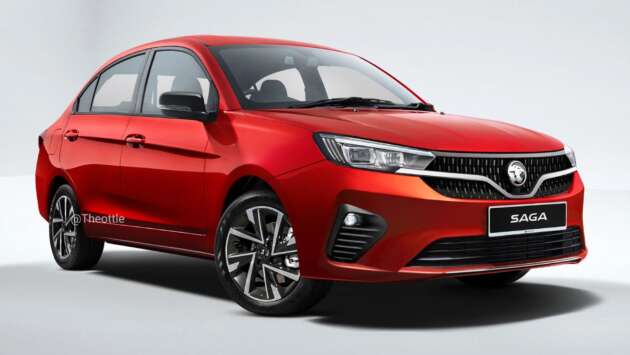 New Proton Saga MC3 spotted testing with LiDAR sensor in Putrajaya &ndash; ADAS calibration work?