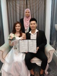 Perkahwinan Ong Yew Sin dan Aya Ohori di Melaka.