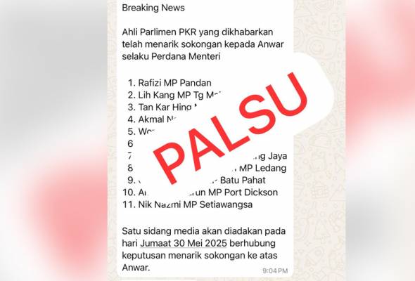 Dua Ahli Parlimen PKR nafi tarik sokongan Anwar Ibrahim.
