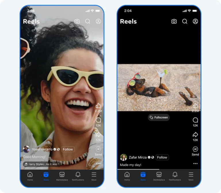 Facebook menjenamakan semula tab Video kepada Reels, semua video dikategorikan sebagai Reels.