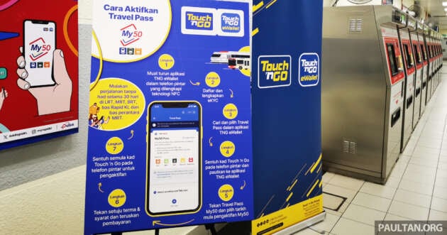 My50 pass renewals can be done via Touch &lsquo;n Go eWallet fr July 1 &ndash; TNG Enhanced NFC card required