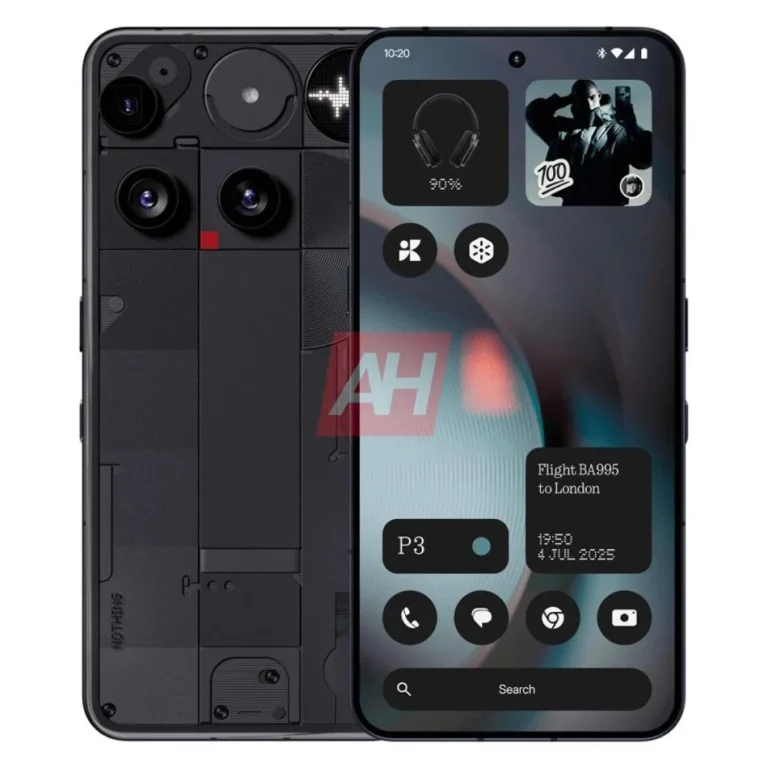 Rekaan Nothing Phone (3) tertiris, ganti lampu Glyph dengan skrin LCD.