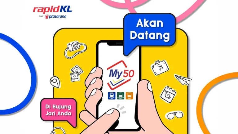 Pelancaran ciri baru My50 untuk kemudahan pembayaran pengangkutan awam.