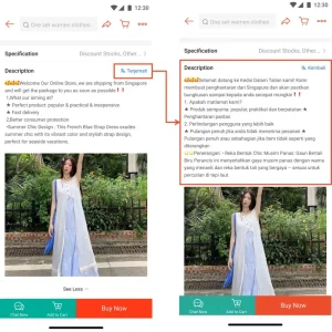 Shopee dan Lazada tegaskan penggunaan Bahasa Malaysia oleh penjual.