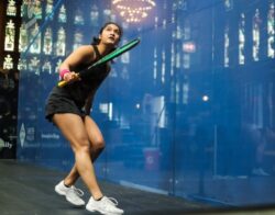 Rachel Arnold mara ke final Kejohanan Skuasy Asia 2025.