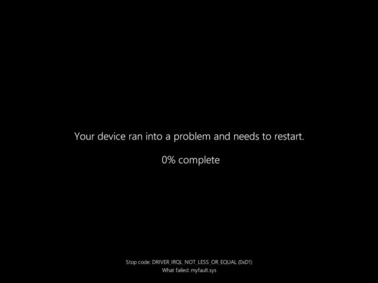 Perubahan terbaru pada skrin BSOD Windows kepada latar belakang hitam.
