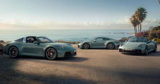 992 Porsche 911 Carrera 4S, Targa 4S facelifts debut &ndash; 480 PS 3.0L biturbo boxer six-cylinder; GTS brakes