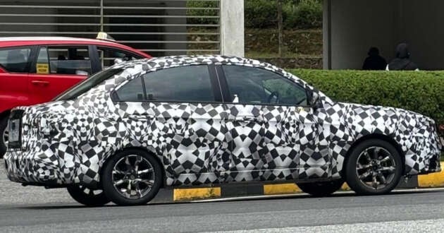 New Proton Saga MC3 spotted testing with LiDAR sensor in Putrajaya &ndash; ADAS calibration work?