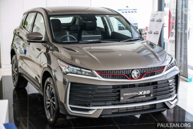 2025 Proton X50 1.5TD Executive facelift &ndash; new base model with full power and tech, 6 airbags, no ADAS