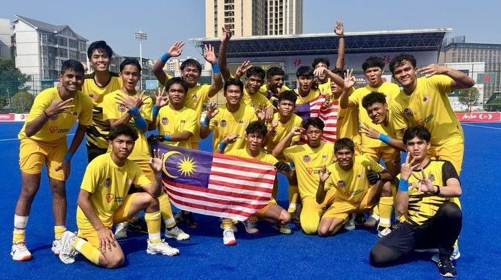 Skuad hoki B-18 negara raih tempat ketiga Piala Asia.