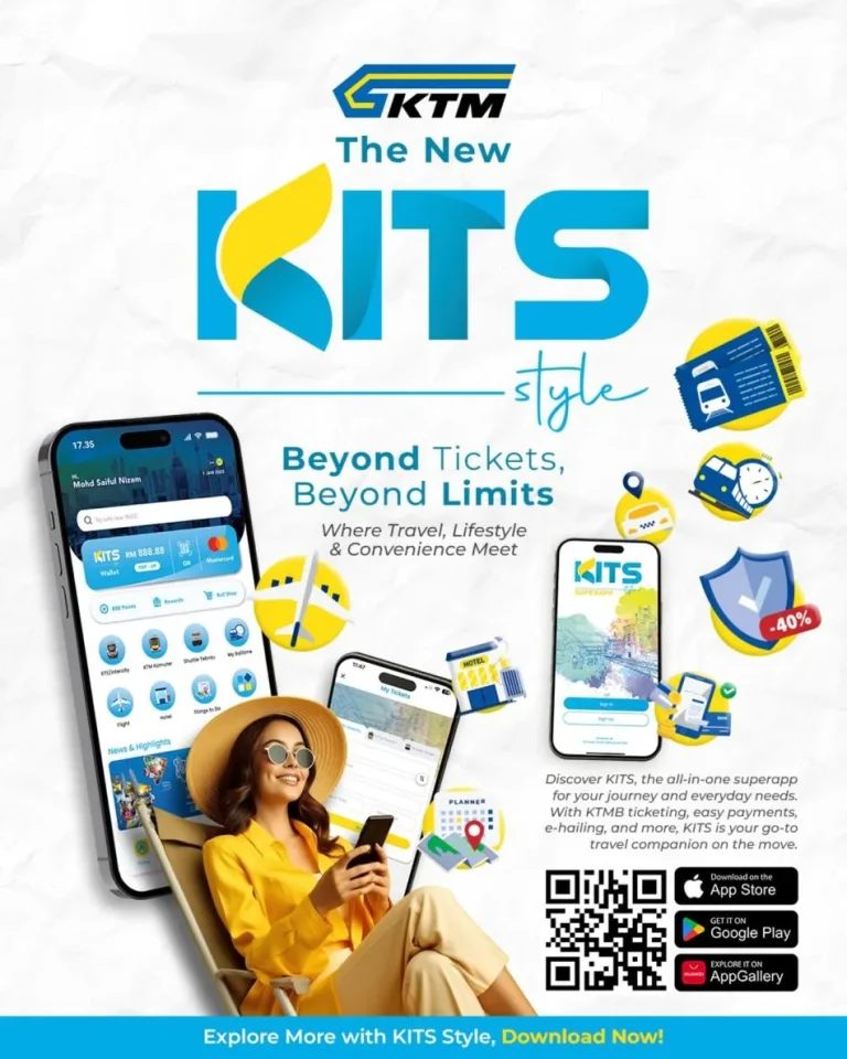 KTMB Luncurkan SuperApp KITS Style untuk Gaya Hidup Digital.
